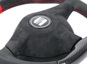 8 Seat Leon Cupra 1M Lenkrad Performance Carbon perforiertes Leder8