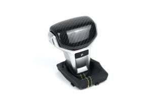 1 Audi R8 4S Wahlhebel Carbon Alu Leder gelbe Naht1