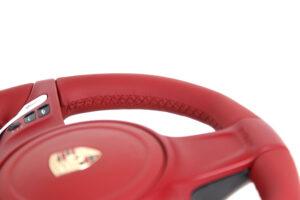 15 Porsche Lenkrad Leder rot5