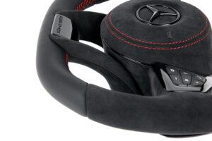 17 Mercedes Benz W205 Lenkrad Leder Alcantara Airbag Alcantara Speiche Alcantara11