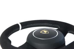 22 Lamborghini Gallardo Superleggera Lenkrad Alcantara Naht hellgrau4