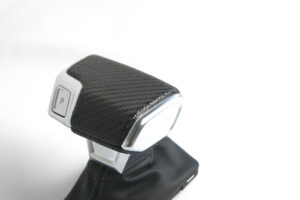 22 Wahlhebel Struktucarbon Leder schwarz6