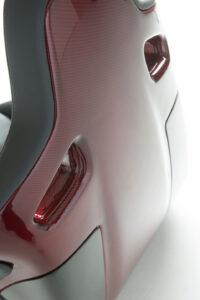 3 VW Golf 7 GTI R GTD Schalensitze Wabendesign schwarz Carbonrückenschale rot11