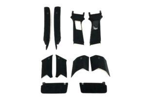 4 Range Rover Säulen Set Alcantara