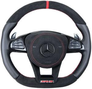 5 Mercedes Benz W205 Lenkrad Alcantara Airbag Lenkradspeiche