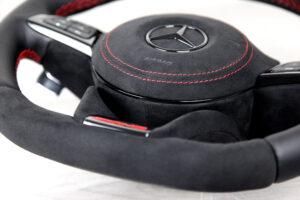 5 Mercedes Benz W205 Lenkrad Alcantara Airbag Lenkradspeiche14