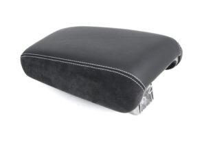 6 Audi A6 S6 RS6 C7 4G Mittelarmlehne Leder Alcantara silberne Naht4