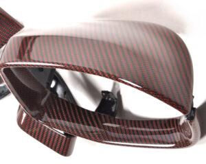 8 Audi A7 S7 RS7 C7 4G Aussenspiegel Carbon 405 rot4