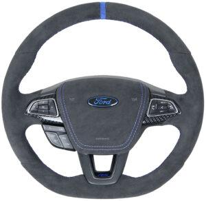 8 Ford Fokus RS MK3 Lenkrad Alcantara Airbag Alcantara