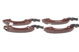 Audi A6 S6 RS6 C7 4G Türgriffe aussen Carbon 405 rot1